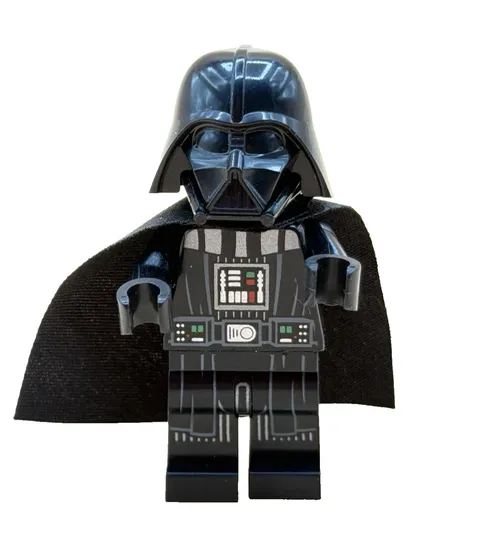 LEGO Star Wars Darth Vader Minifigure Black Helmet Cloth Cape Plastic Figure