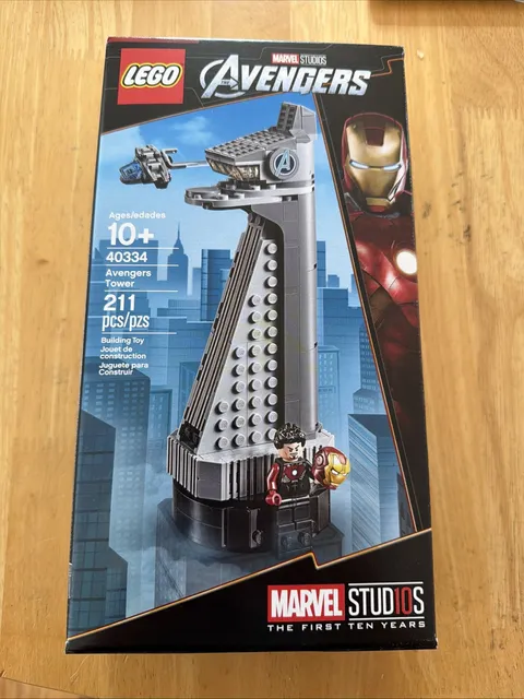 LEGO 40334 Marvel Avengers Tower, New In Factory Sealed Box
