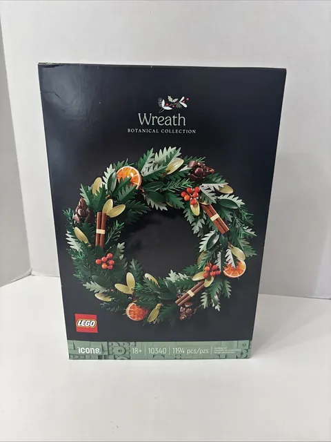 New LEGO Icons Botanical Collection Wreath 10340 Brand New