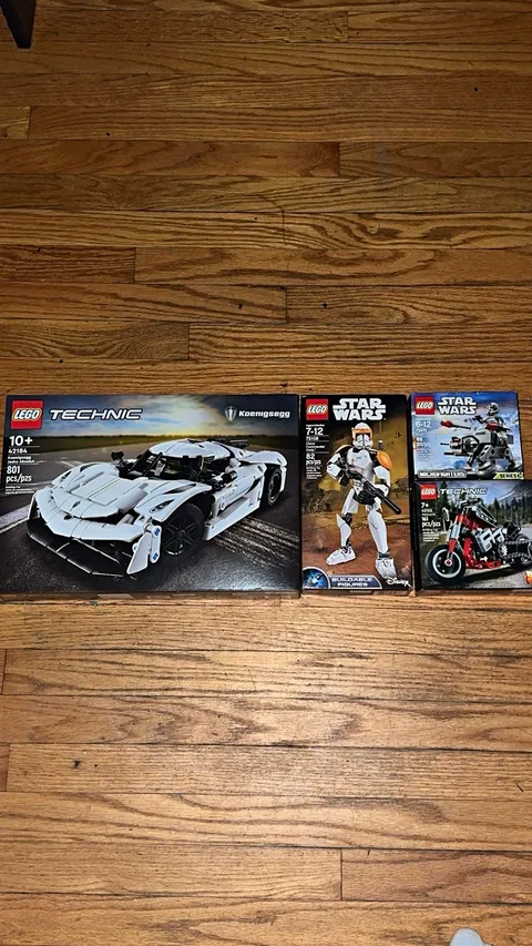 New LEGO Sets Lot (Technic & Star Wars)
