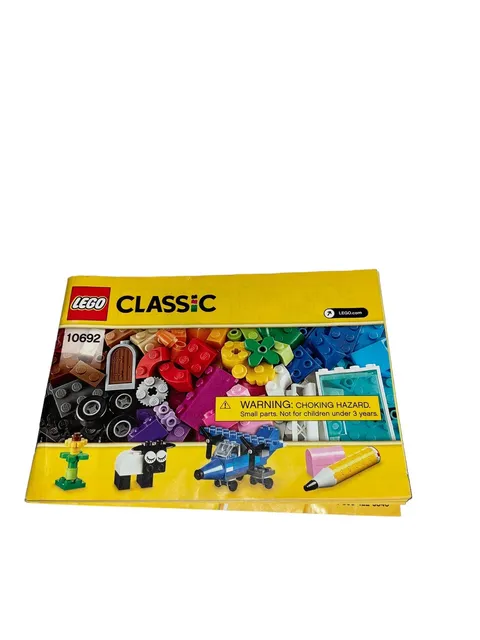 LEGO 10692 CLASSIC "CREATIVE BRICKS" INSTRUCTION MANUAL, NO BRICKS