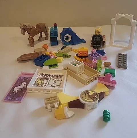 50 pieces or more  misc LEGO Friends PARTS LOT Horse, minifigure, whale
