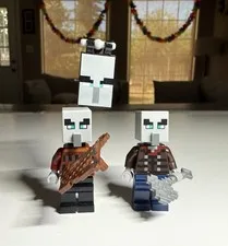 LEGO Minecraft 21160 Illager Raid Pillager & Vindicator Minifigures Mini Figures