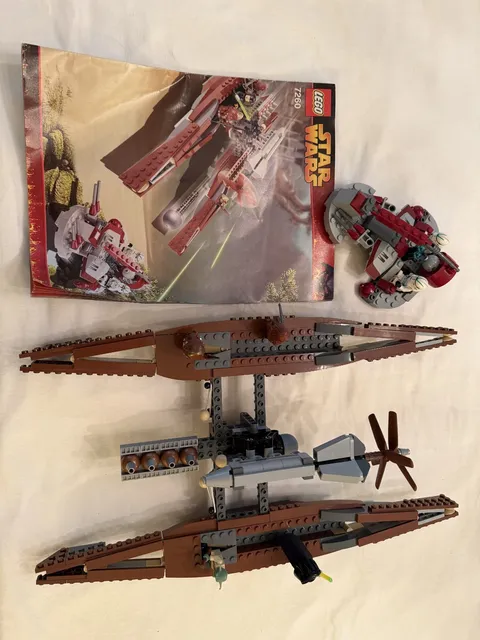 Lego 7260 Wookie Catamaran Star Wars Episode 3 100% Complete