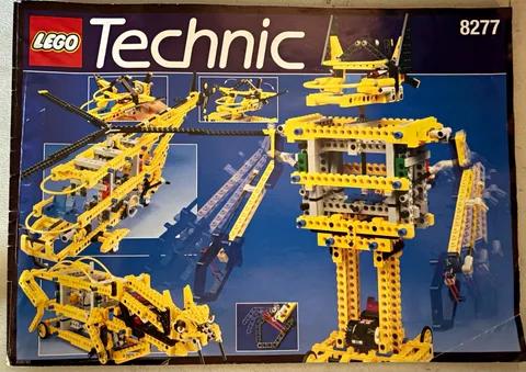 LEGO Technic 8277 Illustrated Instruction Manual Booklet Manual