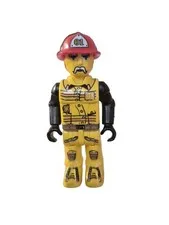 lego Juniors fireman minifigure Jack Stone Series Vintage good condition 