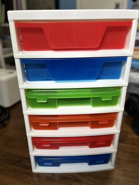 LEGO 6 Drawer Storage Bin Container Organizer by IRIS