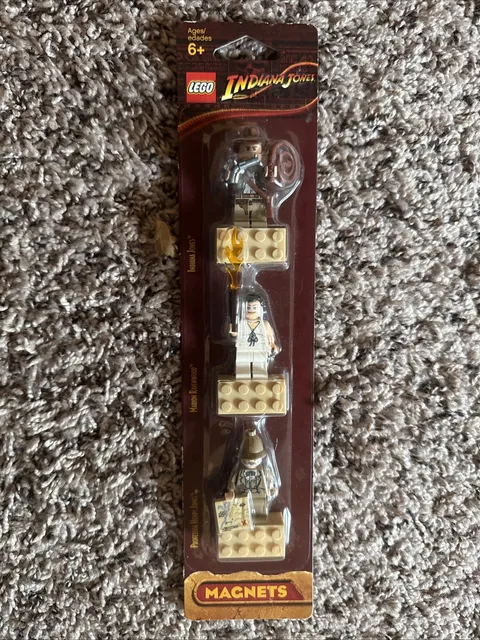 LEGO Indiana Jones 852504 Magnet set, Marion, Henry Jones (2008) NEW SEALED