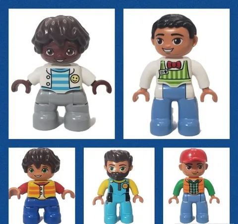 Lego Duplo MEN & BOY Characters Replacement Figures **YOUR CHOICE**
