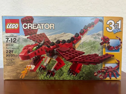 New LEGO CREATOR Red Creatures #31032