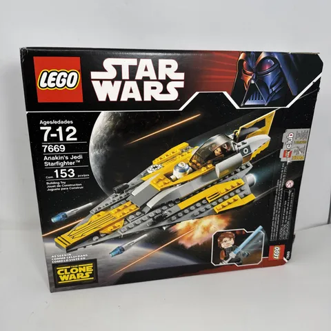 LEGO Star Wars: Anakin's Jedi Starfighter (7669) EMPTY BOX ONLY in Great Shape