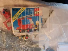 Lego 6621 Fire Engine Ladder Truck with Instructions Vintage HTF