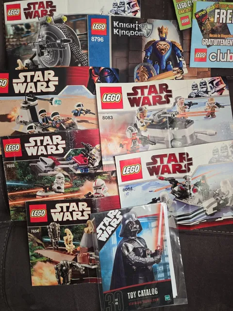 Lego Star Wars Instruction Manual Lot