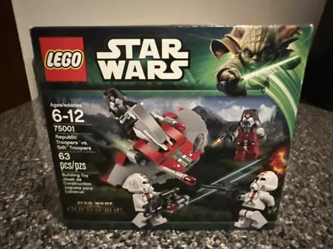 LEGO 75001 Star Wars Republic Troopers vs. Sith Troopers Factory Sealed Retired