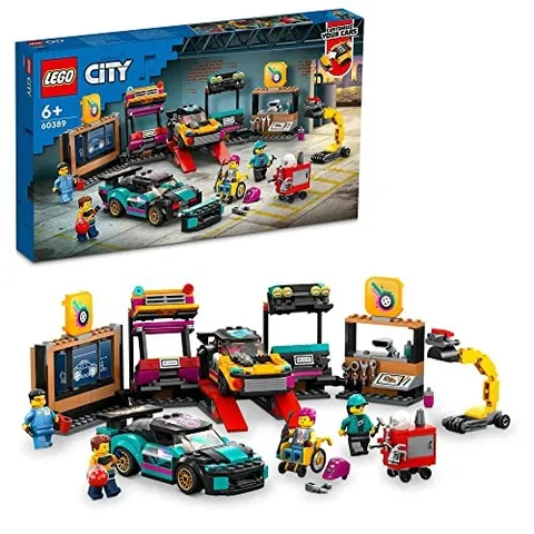 LEGO City Custom Car Garage Building Set Kit Vehicles 60389 R87242761