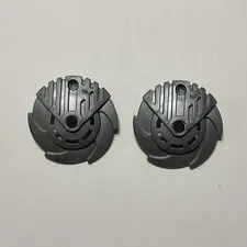 LEGO Bionicle Weapon 5 x 5 Shield with Saw Blades Circular 41660 Pearl Lt. Gray