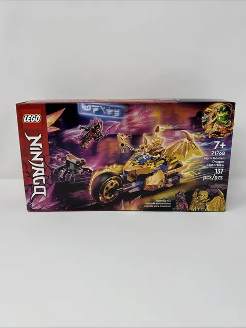 LEGO NINJAGO: Jay's Golden Dragon Motorbike Lego 71768 - 137 Pieces - BRAND NEW