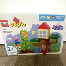 LEGO DUPLO 10431 Peppa Pig Garden & Tree House Set 20 pcs Brick Separator 2+