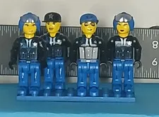 LEGO Jack Stone Police Figures Lot of 4 • 4+ Juniors • 2001 Vintage