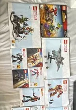 LEGO Marvel Illustrated English Instruction Manual Booklets Lot Book Only