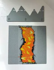 LEGO Studios 1349 Steven Spielberg Lava Road 30279px1 30606px1 Baseplates
