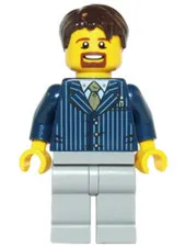LEGO: Businessman Pinstripe Jacket (hol069)