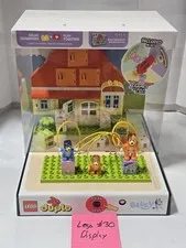 LEGO Duplo Bluey 10459 Family House Toy Store Display Case White Promo Plastic