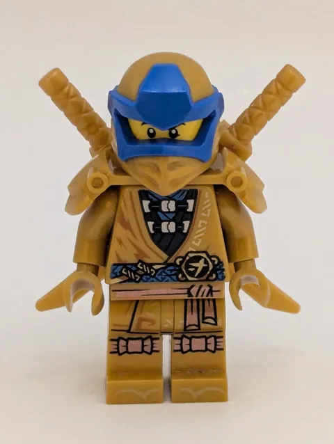 LEGO Ninjago Jay Golden Ninja 10th Anniversary njo0634 71738 2 Swords Genuine