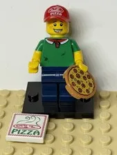 LEGO Pizza Delivery Guy Minfigure from Series 12 Figures col189 col12-11 j2