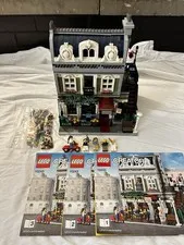 LEGO Creator Expert 10243 Parisian Restaurant Visibly Complete w/ Manual