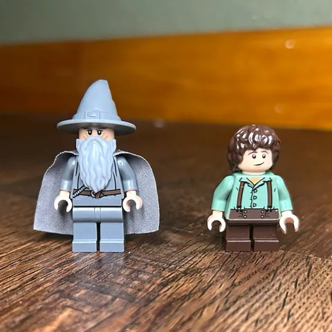 LEGO Lord of the Rings Minifigures Lot of 2 Gandalf the Grey Frodo