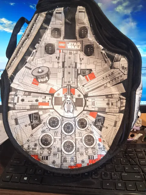 LEGO Star Wars Millennium Falcon ZipBin Storage Case Carrying Bag 2011