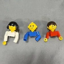 LEGO Vintage Family Homemaker Figure Heads Torsos & Body Parts Lot