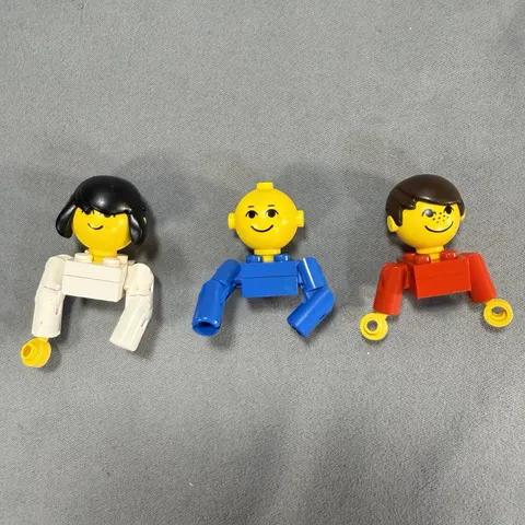 LEGO Vintage Family Homemaker Figure Heads Torsos & Body Parts Lot