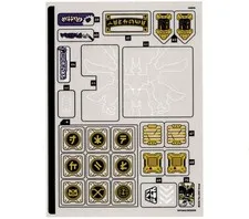new LEGO Sticker Sheet #3 for NINJAGO City Workshops set 71837