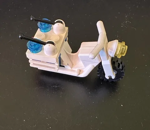 Vintage Lego Motorcycle Vehicle