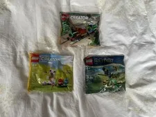 LEGO poly bag lot, 30584, 30668, 30651