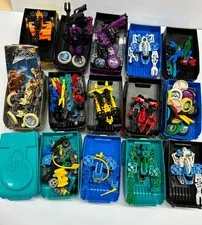 Vintage Lego Technic Bionicle Throwbots Lot of Everything Disks Figures Parts