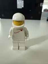 LEGO CLASSIC WHITE SPACEMAN MINIFIGURE astronaut Space Without Air Tanks