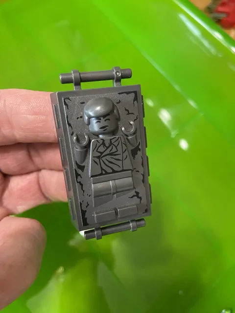 LEGO Han Solo in Carbonite Block One Size Grey Excellent 87561