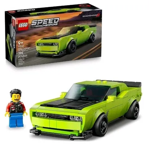 LEGO Speed Champions Green Dodge Challenger SRT Hellcat 77237 New Sealed
