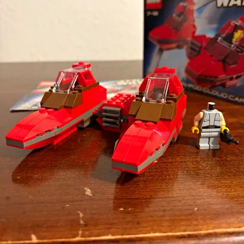 LEGO Star Wars 7119 Twin-Pod Cloud Car (2002) w/ instructions and box art