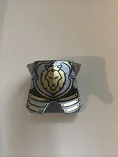 Lego King’s Knight Minifigure Armor Breastplate #2587pb32 Flat Silver
