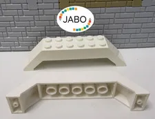 (B8/6) LEGO 2 x 30180 Arch Brick Bridge 10x2x2 white 7659 8019