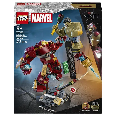 LEGO Super Heroes 76343 Epic Battle: Hulkbuster vs. The Hulk Age 9+ 413pcs
