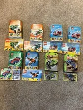 LEGO mini sets lot of Instructions and Plastic containers ONLY - NO BRICKS