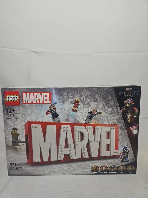 LEGO Marvel 76313 Marvel Logo & Minifigures The Infinity Saga 931 pcs 12+