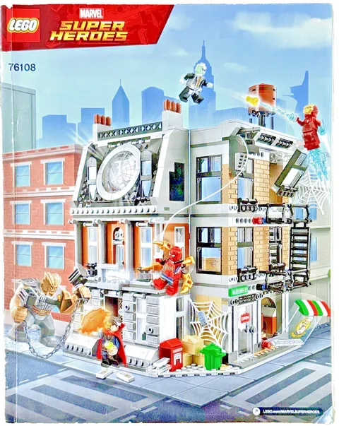 INSTRUCTION MANUAL ONLY Lego 76108 Marvel Super Heroes Avengers Booklet Only