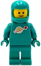 Lego New Classic Space Dark Turquoise with Air Tanks Updated Helmet