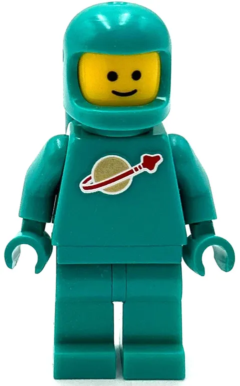 Lego New Classic Space Dark Turquoise with Air Tanks Updated Helmet